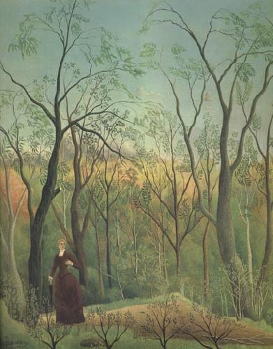 Henri Rousseau Promenade in the Forest of Saint-Germain